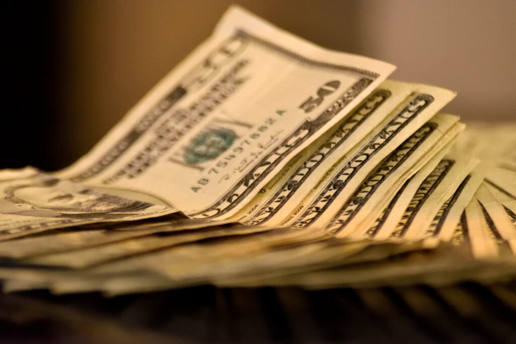 Stack of money